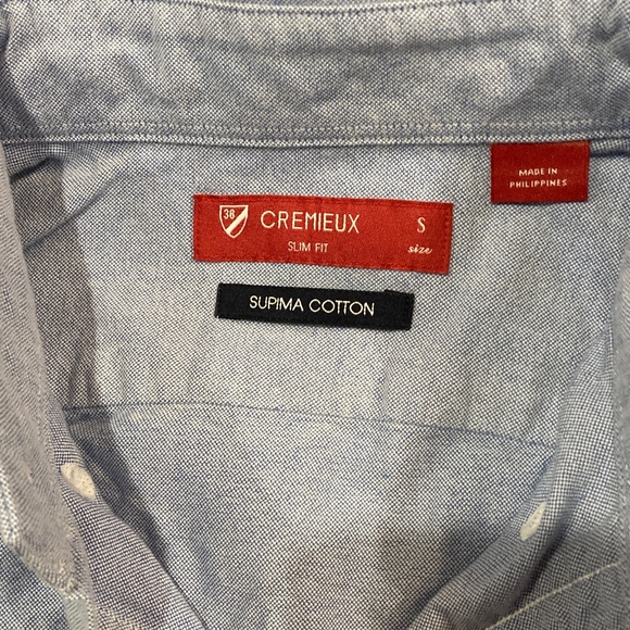 Cremieux slim fit short sleeve oxford shirt - Picture 2 of 3
